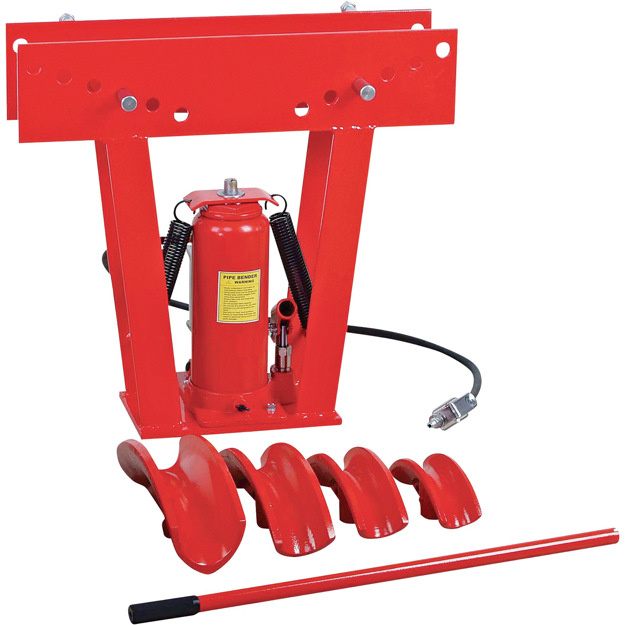 Northern Industrial Air/Hydraulic Pipe Bender — 12-Ton